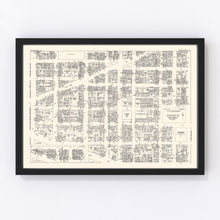 Load image into Gallery viewer, Vintage Map of Washington D.C., DC Business Section 1947