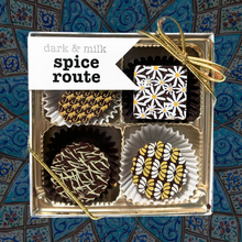 Load image into Gallery viewer, The Xocolate Bar - Spice Route Bon Bons, 4pc chocolate box by The Xocolate Bar