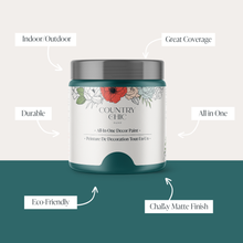 Load image into Gallery viewer, Country Chic Paint - Aurora - Chalk Style Paint for Furniture & Home Decor: Pint (16 oz)