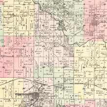 Load image into Gallery viewer, Vintage Map of Mineral Township, Washington County, Missouri 1895