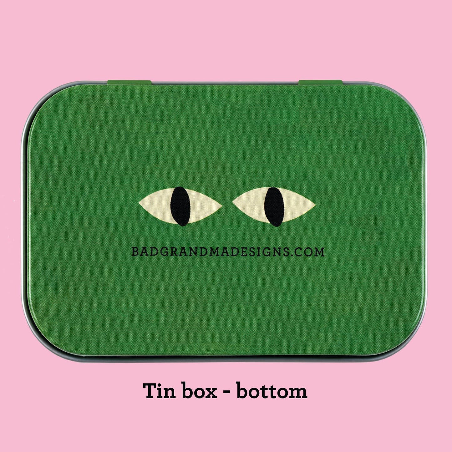 Bad Grandma Designs - Stop Snooping Bitch stash tin - purse-size food-safe tin box