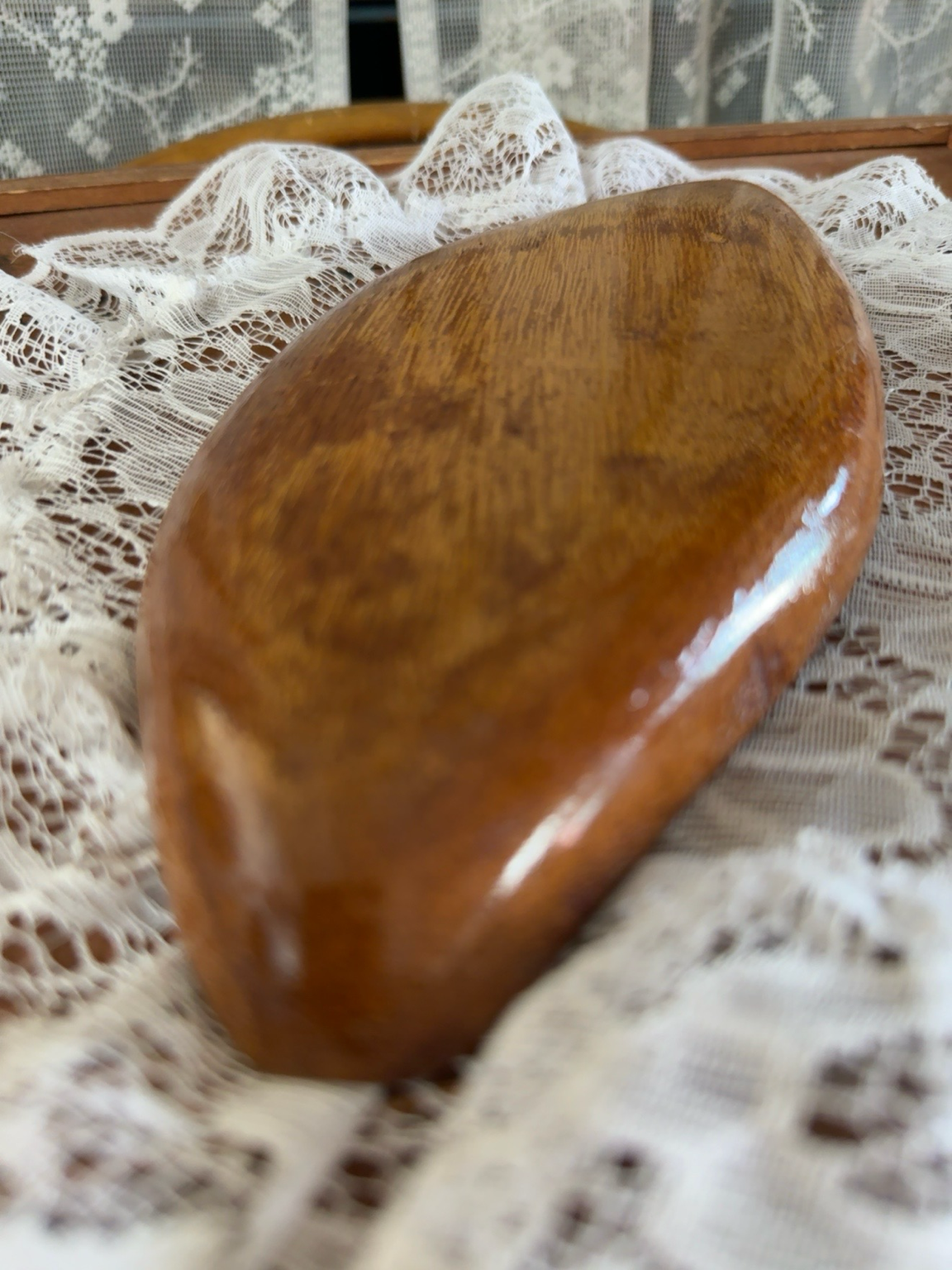 Vintage Mid-Century Monkeypod Wood Divided Serving Tray – Three Compartments