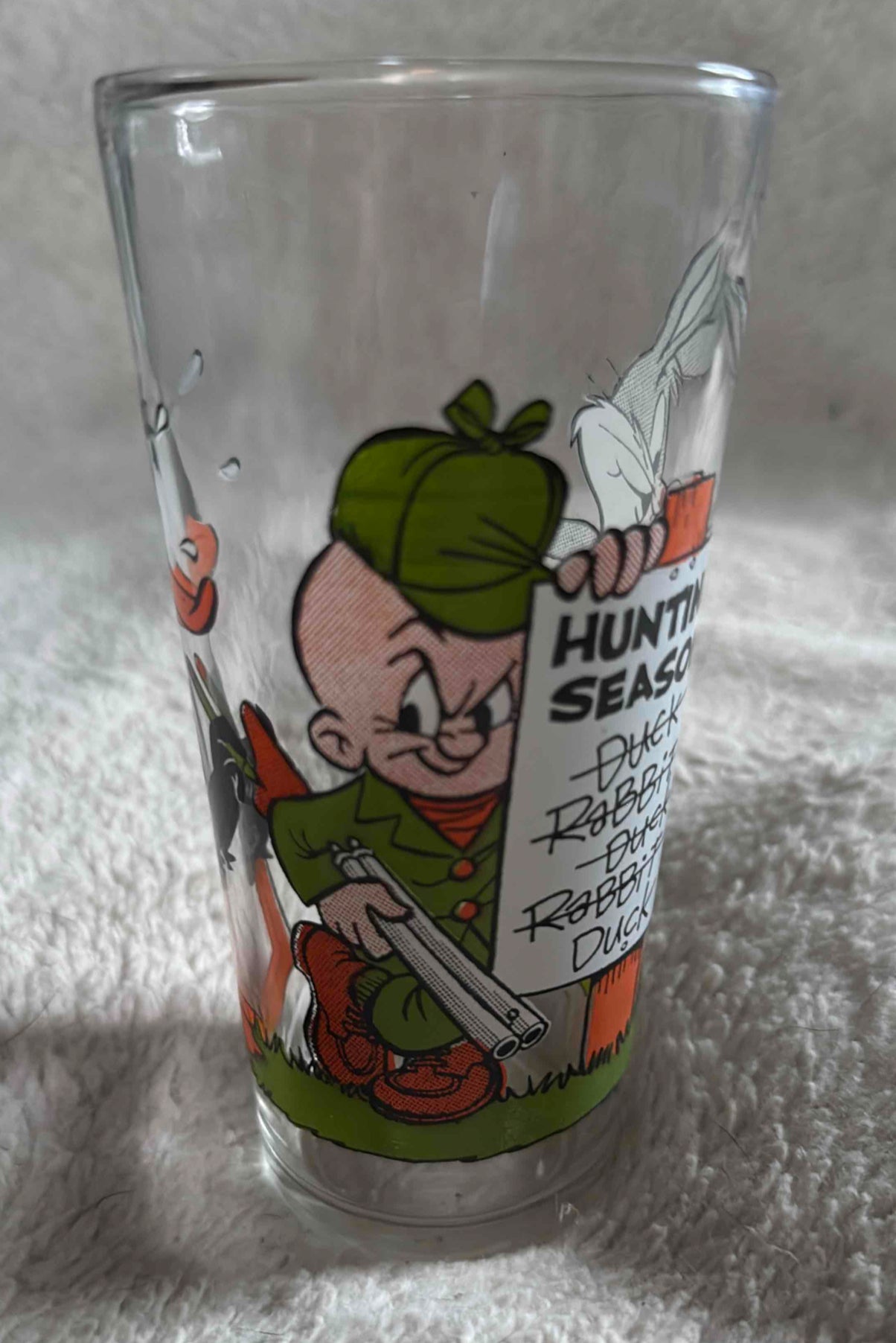 1973 Vintage Pepsi Collectible Looney Tunes Tumbler "Elmer Fudd"