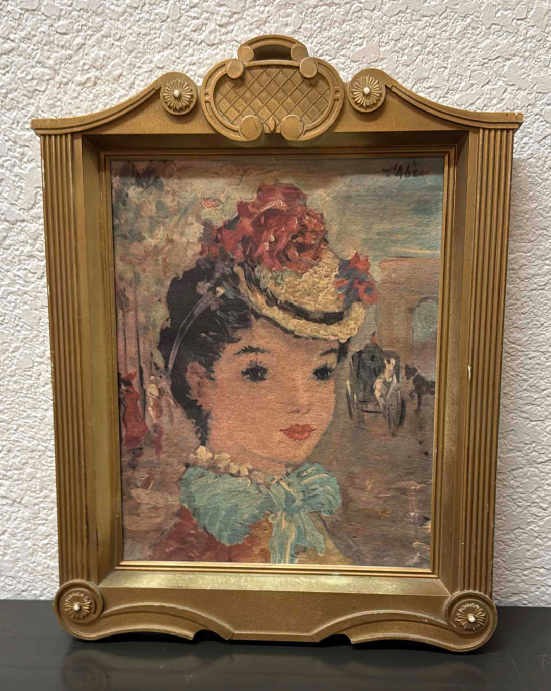 Vintage Reproduction in the Impressionist Style, Reminiscent of Artists like Renoir or Monet