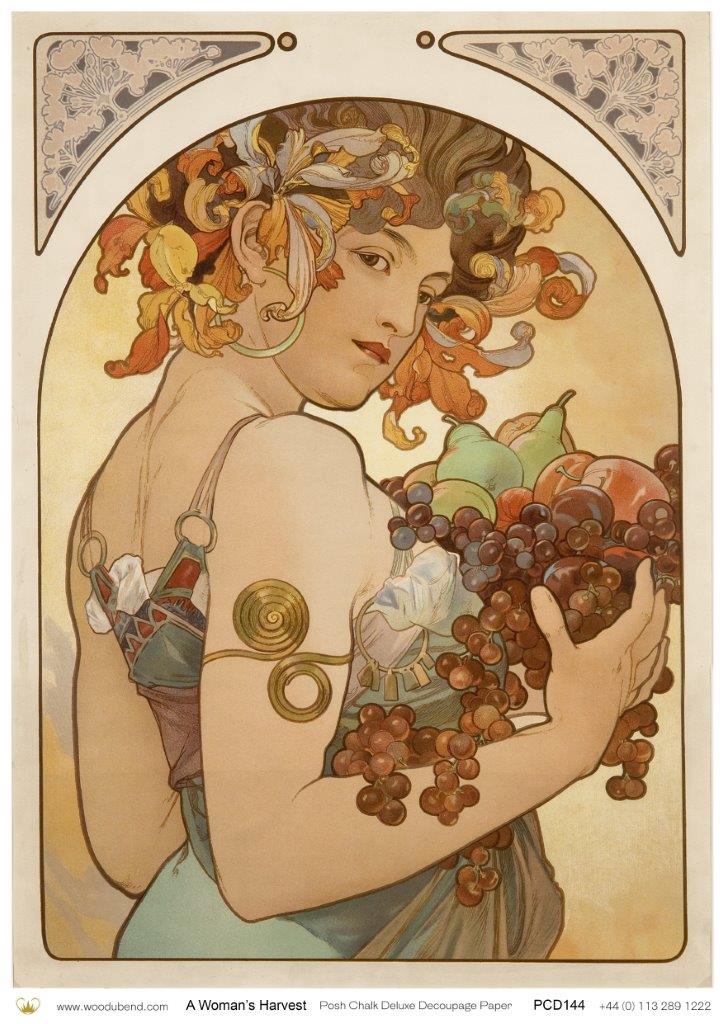 A Woman’s Harvest Posh Chalk Deluxe Decoupage - A3 11-3/4 x 16-1/2 in