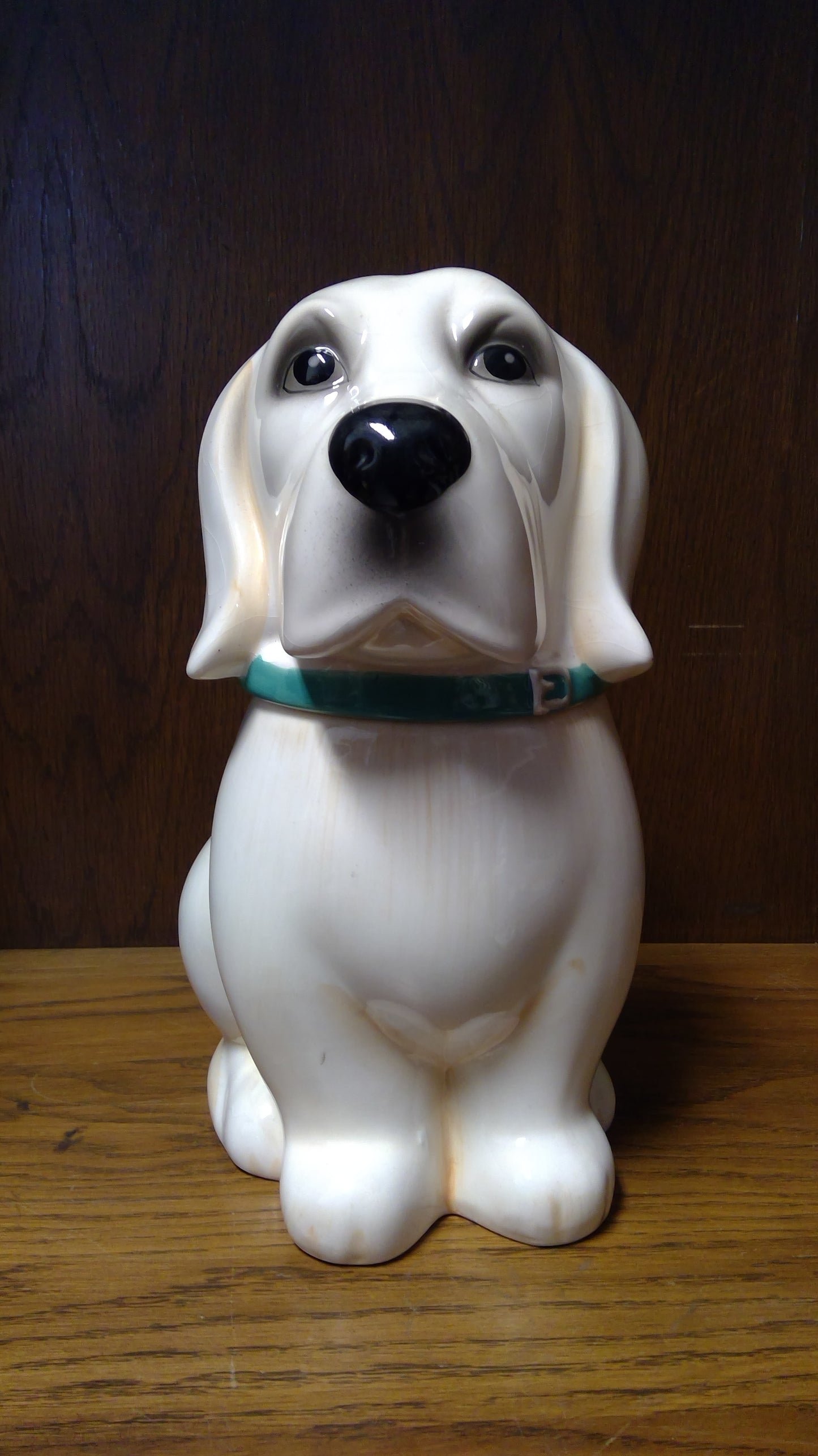 Pioneer Woman White Lab Cookie Jar