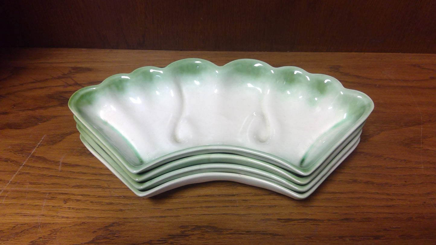 Green Ceramic Serving Platter 4pcs