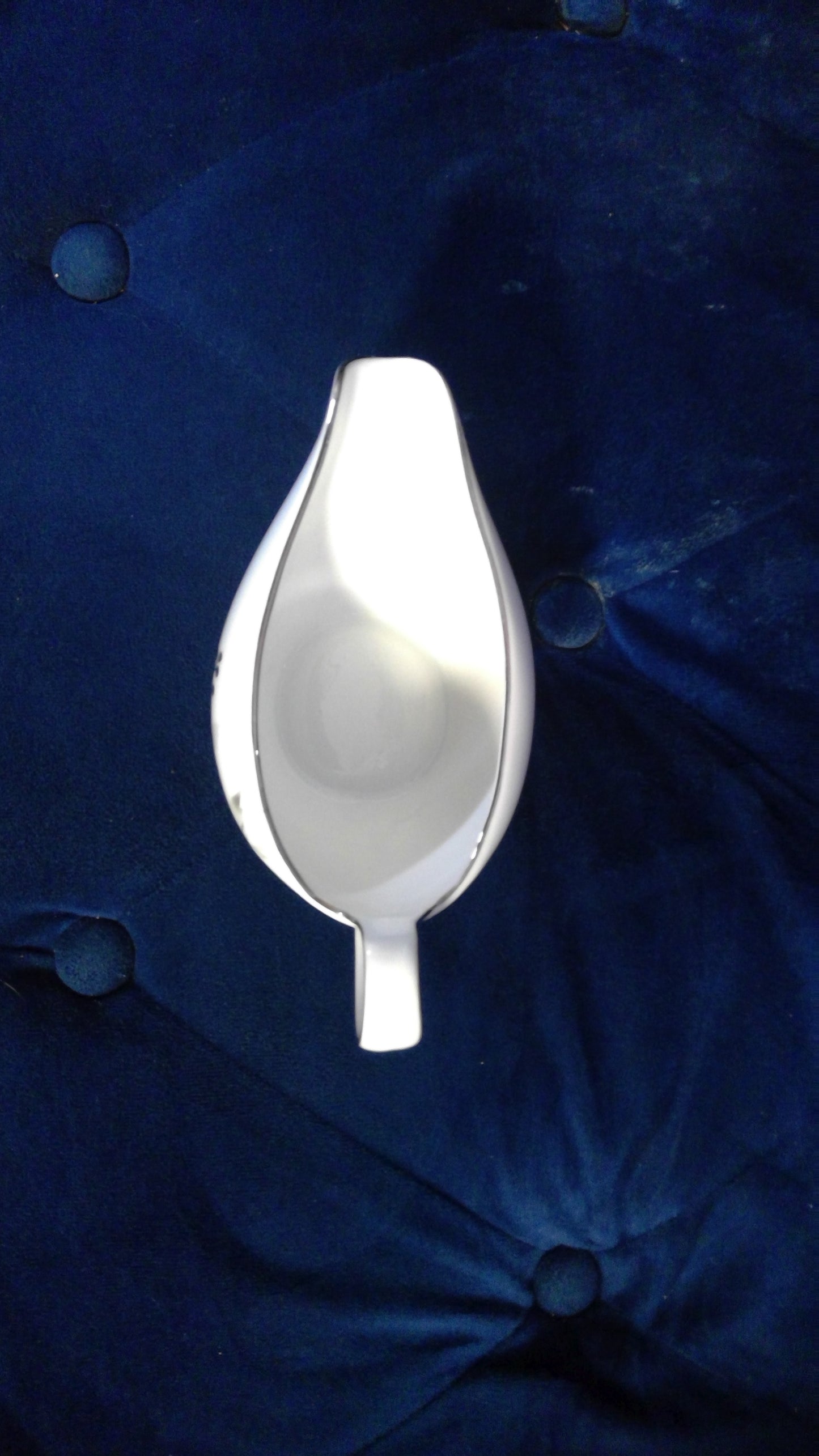 Black and White floral Small Creamer