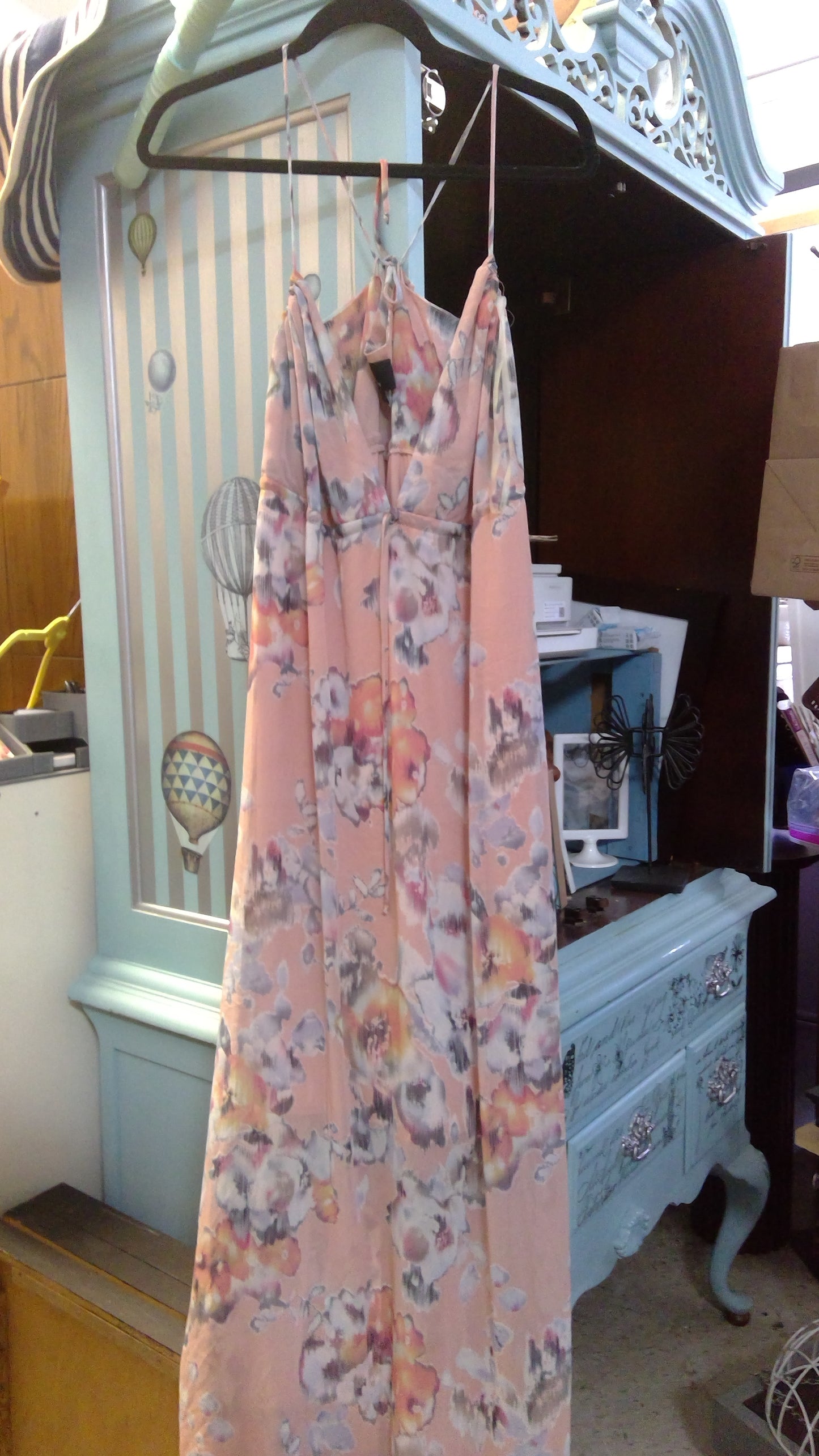 Pink Long Summer Dress