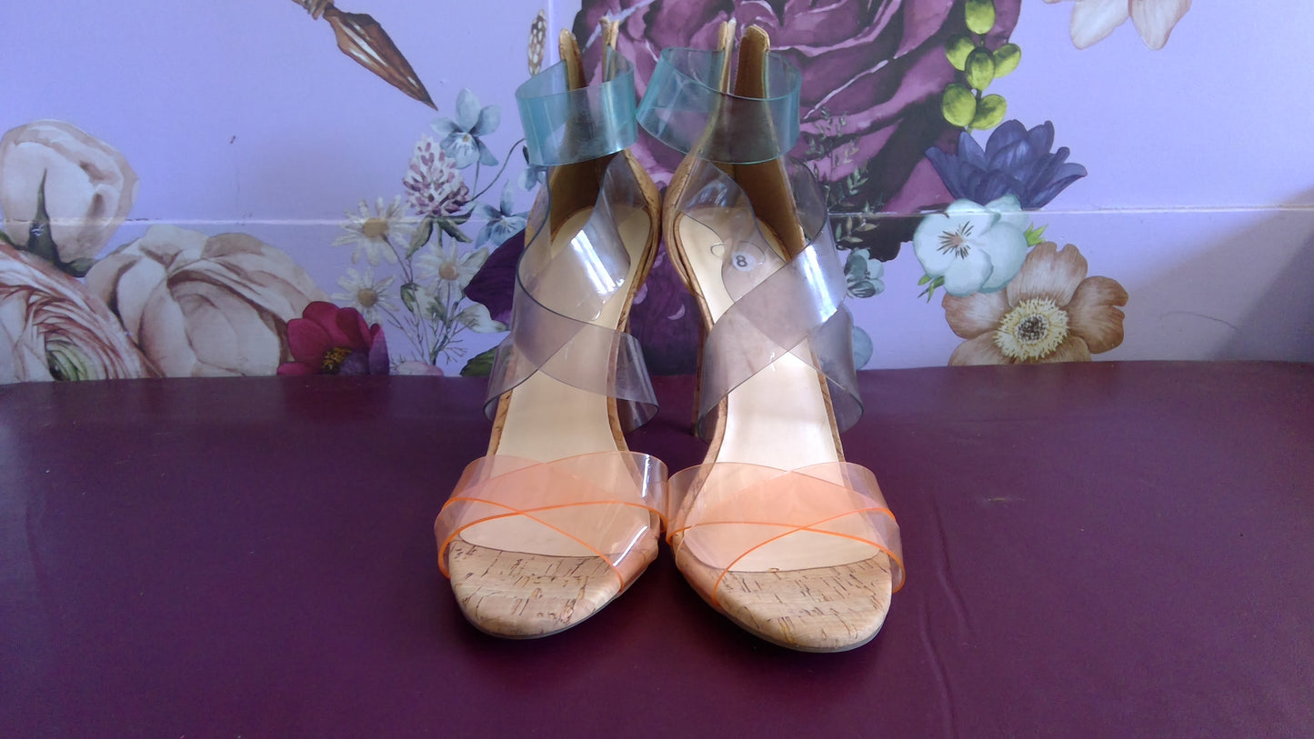 Jessica Simpson Clear Cork Heals