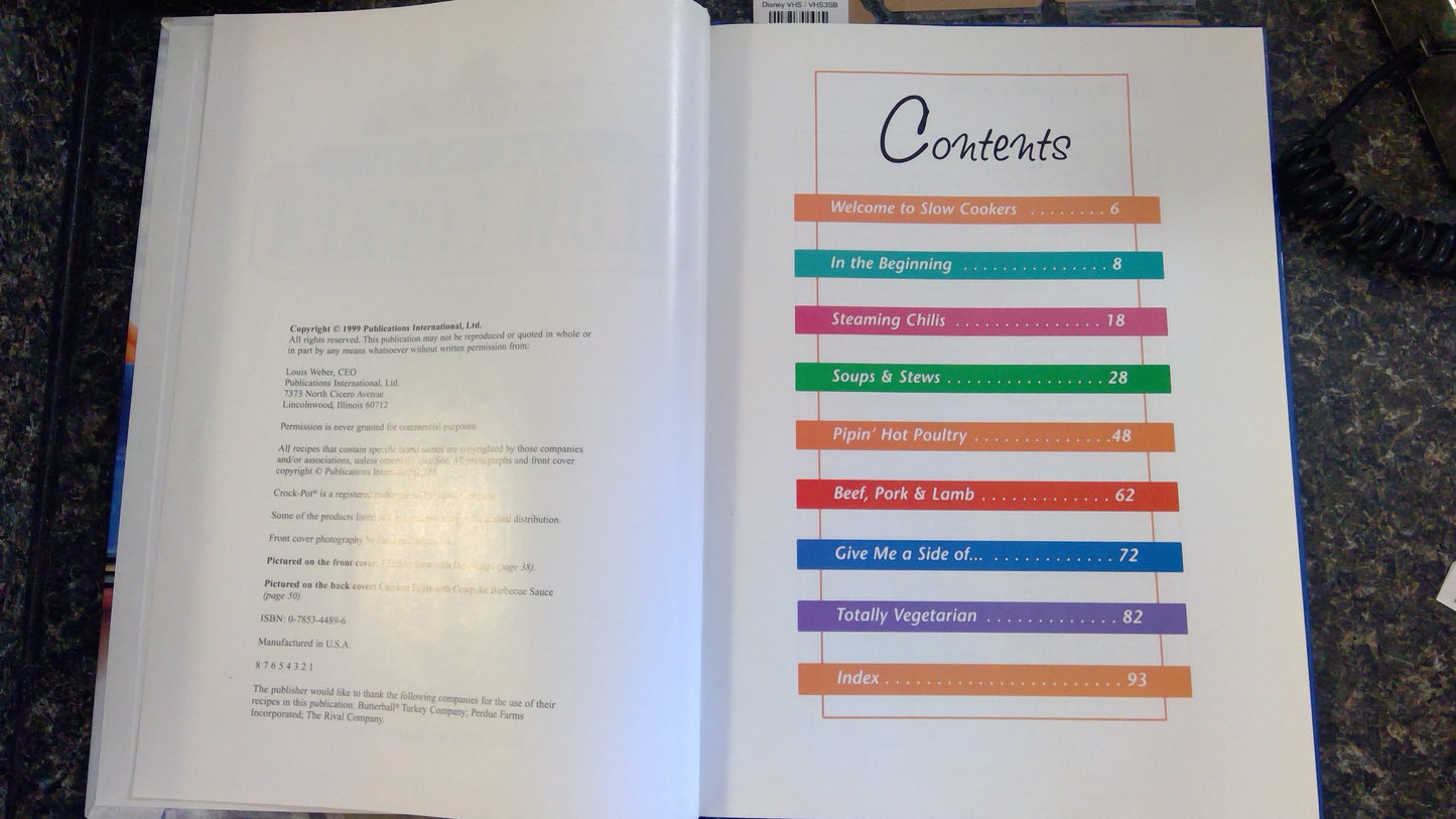 All New SlowCooker, Cookbook