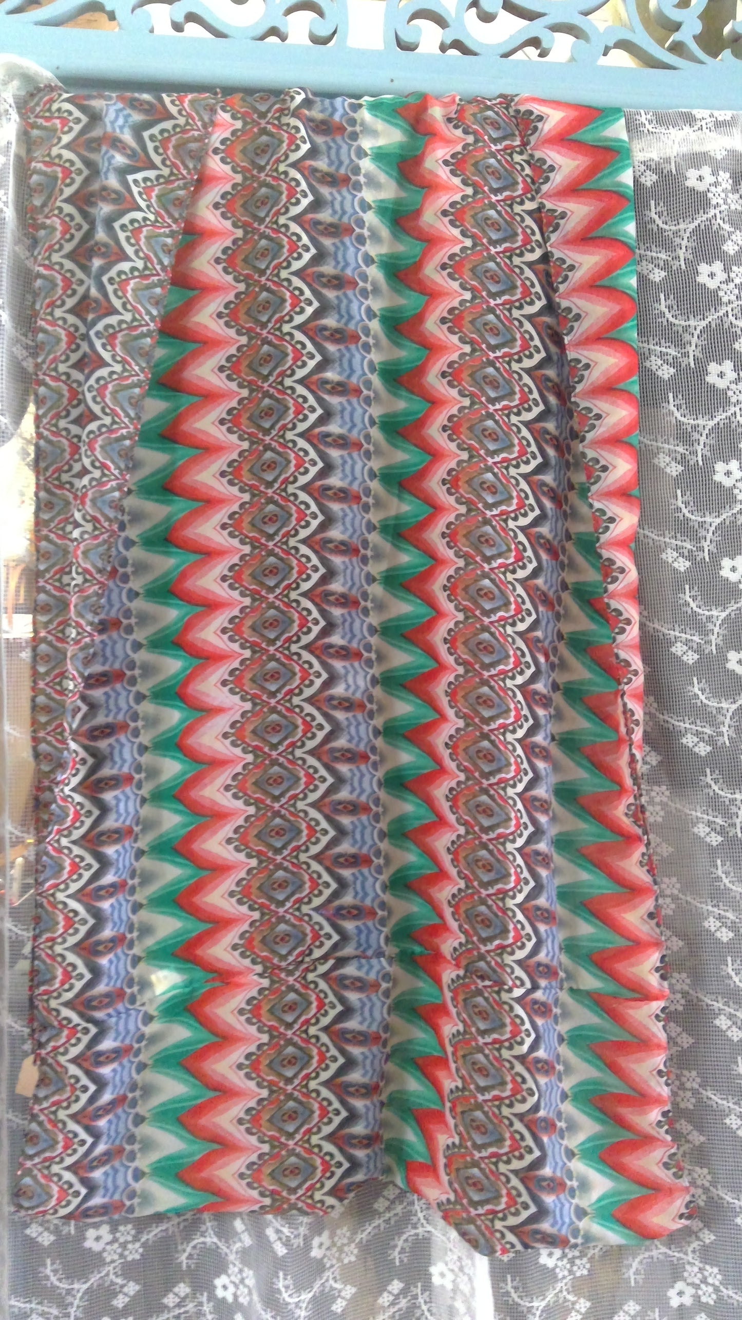Patterned Hoop Scarf