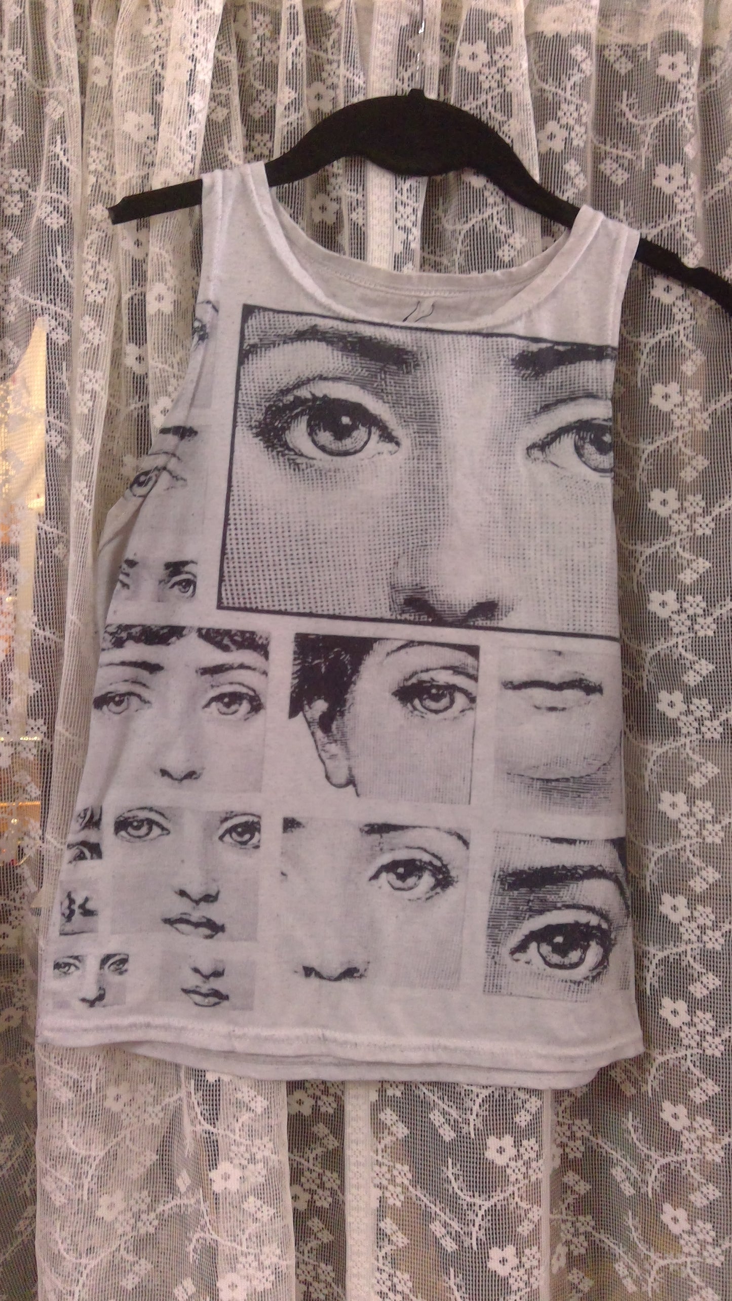 Face Collage Tank Top