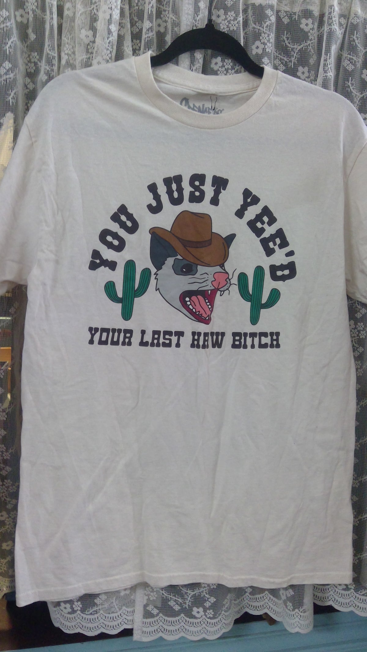 Spencers T-shirt "yee'd Your last Haw"