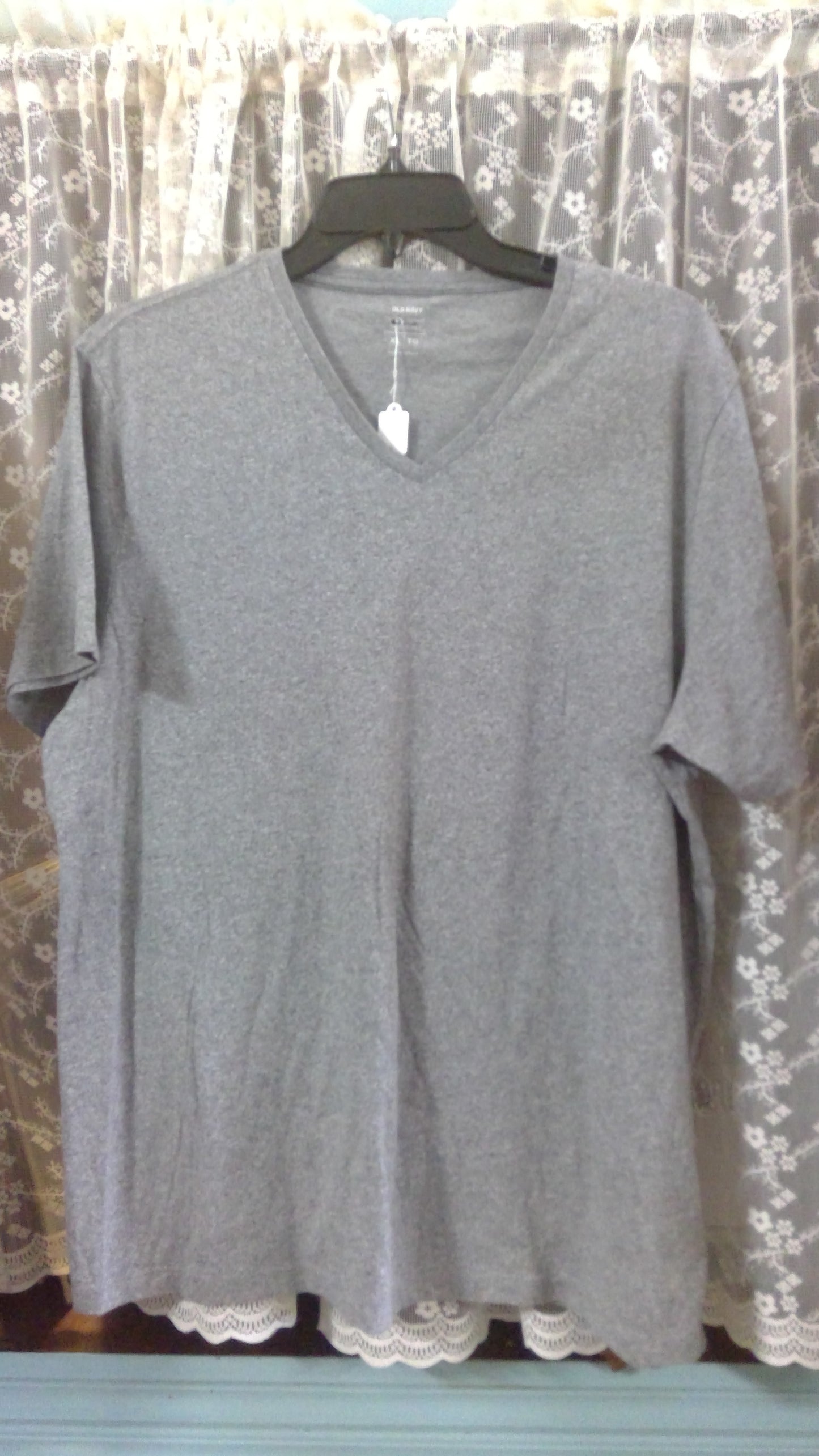 Grey V-Neck