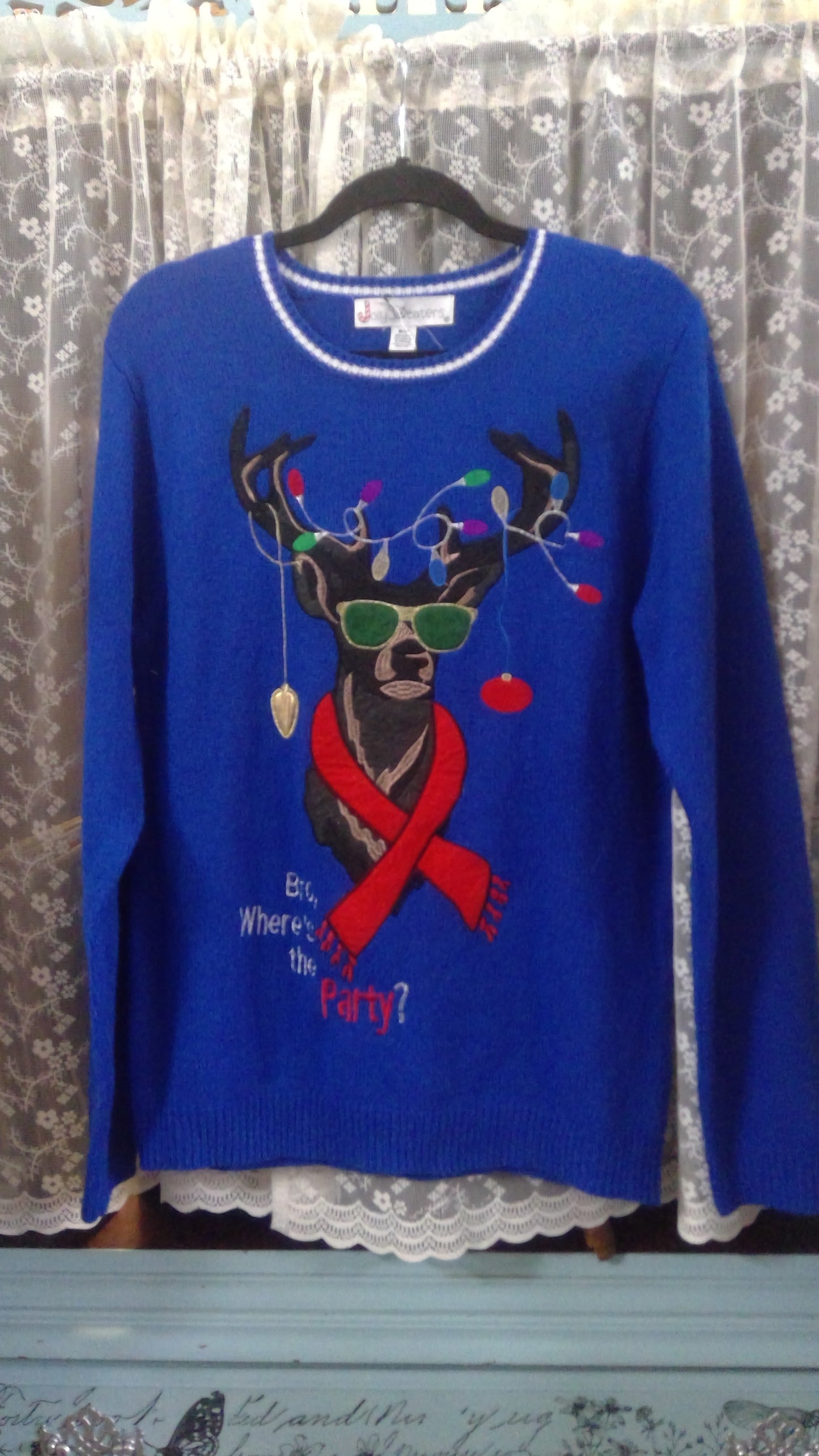 Party Raindeer Christmas Sweater