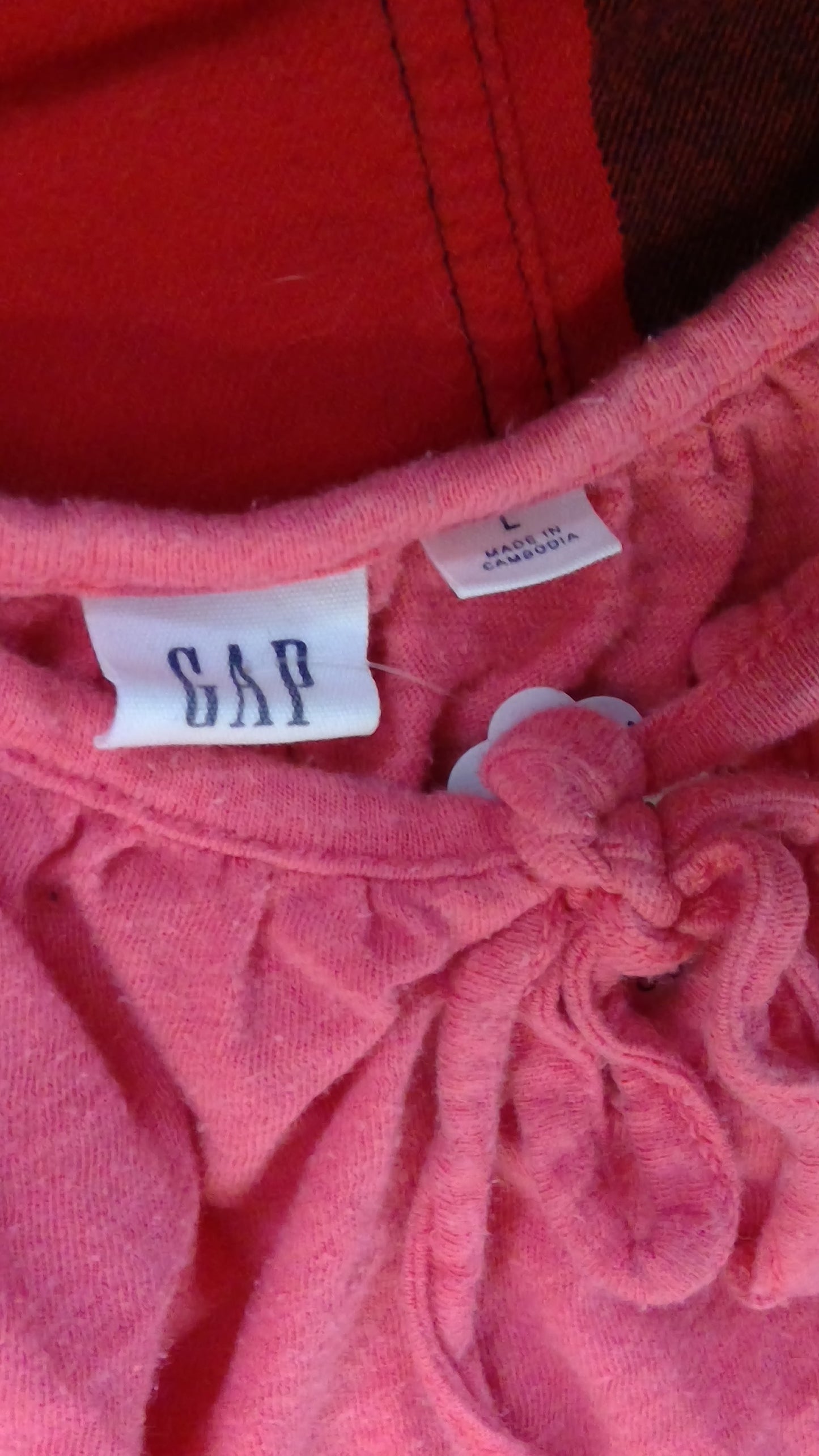 Pink Loose-Fit Spaghetti Strap Tank | The Gap | Size L | Easy Everyday Top