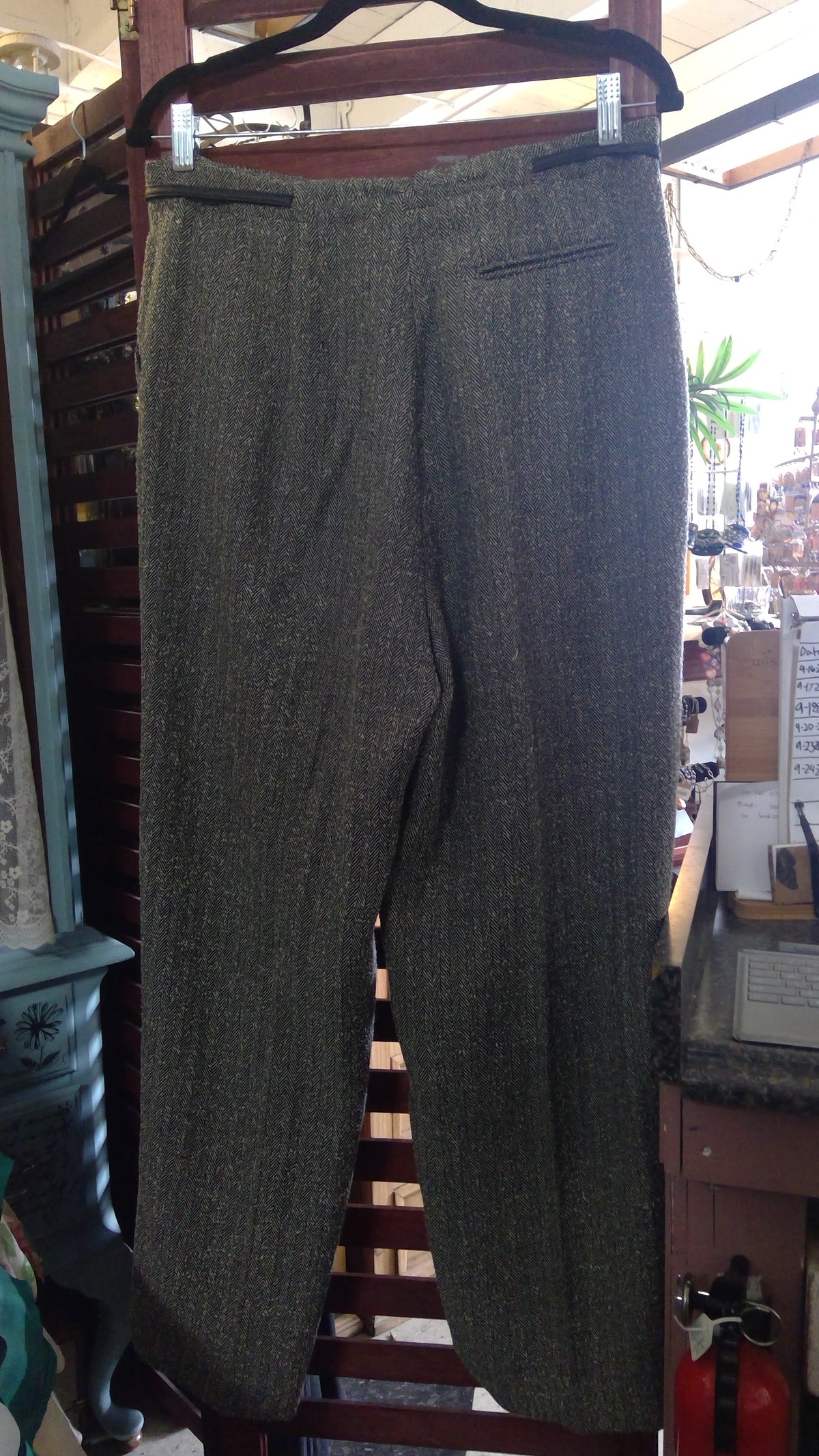 Norton McNaughton High-Waisted Gray Pleated Trousers – Size 12