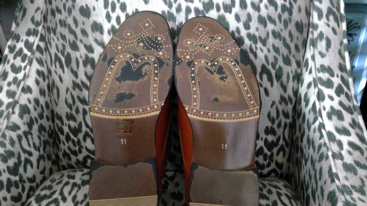 Bruno Marc Men’s Tan Cap Toe Dress Shoes – Size 11