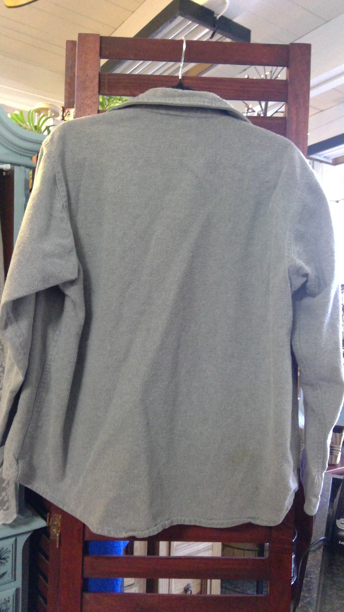 Vintage 1990s Field & Stream Gray Heavy Fleece Jacket – Size L