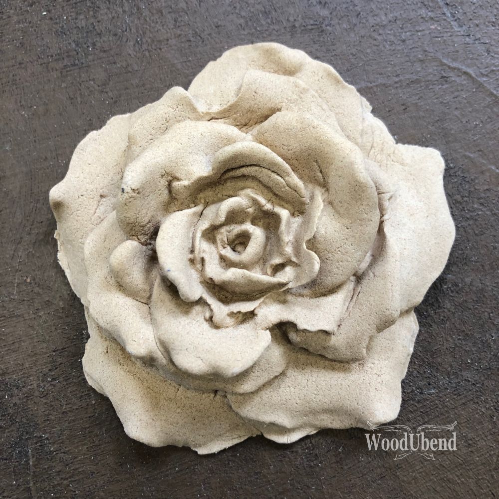 WoodUbend Pack Of Two Full Petal Rose WUB2185 2.955 × 2.758 in