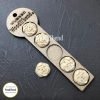 WoodUbend Pack Of Five Small Roses WUB0320 1.182 × 0.788 in