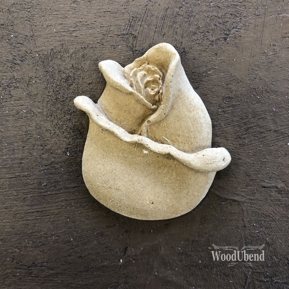 WoodUbend Pack Of Five Rosebuds WUB0329 1.97 × 1.97 in