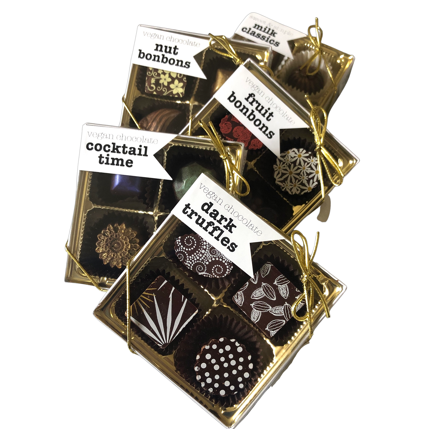 The Xocolate Bar - Cocktail Time - Boozy vegan dark chocolate truffles