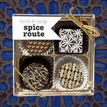 Load image into Gallery viewer, The Xocolate Bar - Spice Route Bon Bons, 4pc chocolate box by The Xocolate Bar