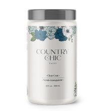Load image into Gallery viewer, Country Chic Paint - Clear Coat - Eco-Friendly Clear Satin Sheen Top Coat: Small Project Jar (4 oz)