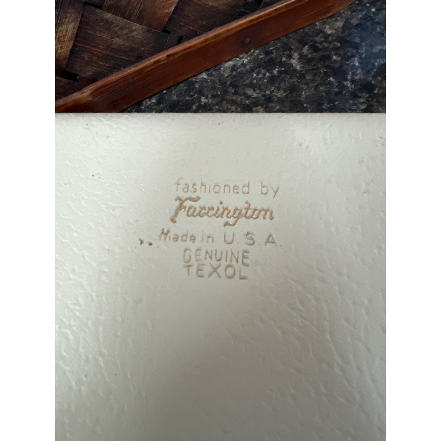 Vintage Farrington 20 Compartment Hard Cover Jewelry Case with Deep Pink Velvet and Floral Design