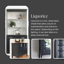 Load image into Gallery viewer, Country Chic Paint - Liquorice - Chalk Style Paint for Furniture & Home Decor: Small project jar (4 oz)