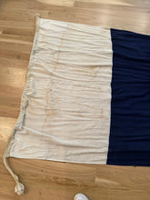 Load image into Gallery viewer, Vintage Blue & White Nautical Marine Flag