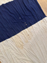 Load image into Gallery viewer, Vintage Blue & White Nautical Marine Flag