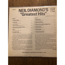 Load image into Gallery viewer, 1968 Bang Records Neil Diamond - Neil Diamond's Greatest Hits Record Album Vinyl