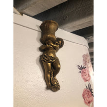 Load image into Gallery viewer, Hollywood Regency 40s Era Gold Cherub Large