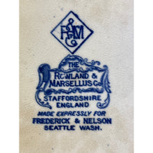 Load image into Gallery viewer, 1900s Rowland & Marsellus co. Staffordshire England Transferware Alaska Yukon Pacific Exposition Plate