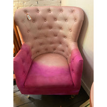 Load image into Gallery viewer, Pretty in Pink WingBack Chair with Acrylic Legs