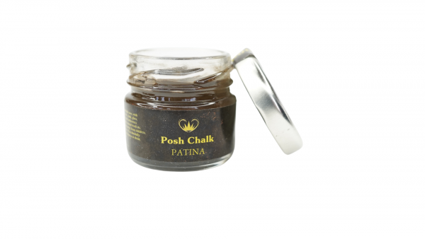 Posh Chalk Patina Gilding Wax - Dark Brown 30ml