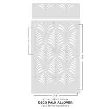Load image into Gallery viewer, Cutting Edge Stencils - Deco Palm Wall Stencil