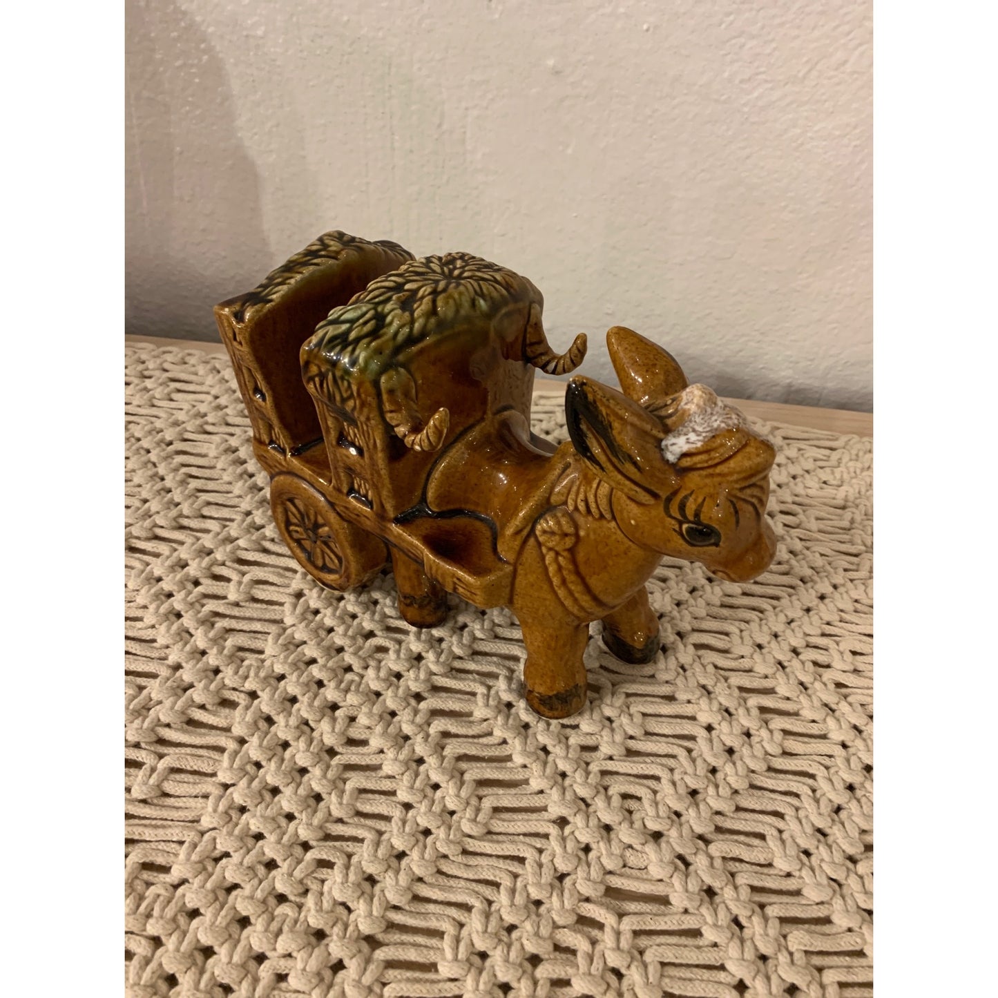 Vintage Donkey Napkin Holder