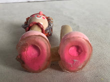 Load image into Gallery viewer, Folk Art Clown Sculpture as Letter "U" Figurine