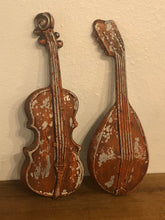 Load image into Gallery viewer, Vintage 1960s Royal Metal Violin and Mandolin Wall Art