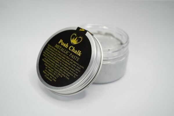 Posh Chalk Metallic Paste - Pearl Silver 110ml