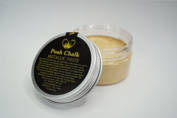 Posh Chalk Metallic Paste - Shiny Gold 110ml