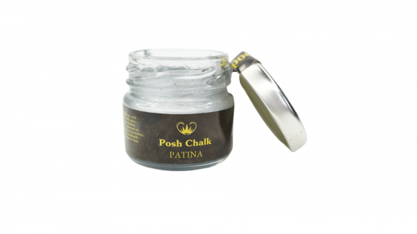 Posh Chalk Patina Gilding Wax - Silver 30ml
