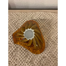 Load image into Gallery viewer, Princess House Amber Art Glass dish