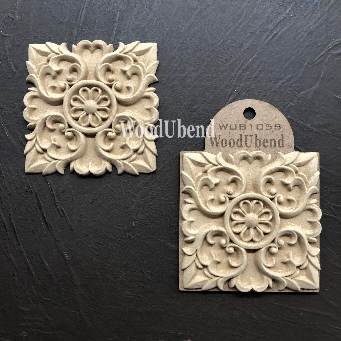 WoodUbend Pack of Two Centerpieces WUB1055 9.5x9.5cm