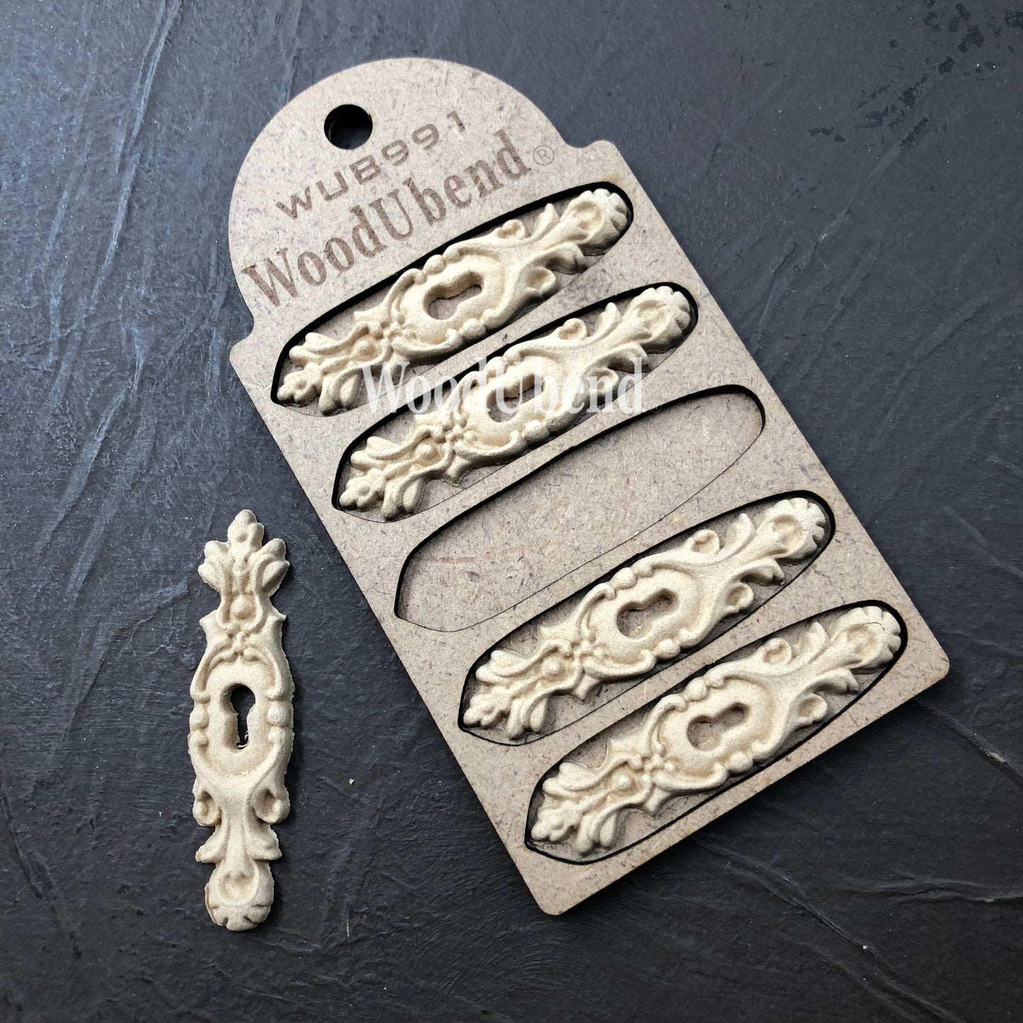 WoodUbend Pack of Five Keyholes WUB0991 7x1.5