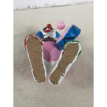 Load image into Gallery viewer, Antique Mexican Folk Art Hand Sculptured Paper Mache Clown Playing Drum